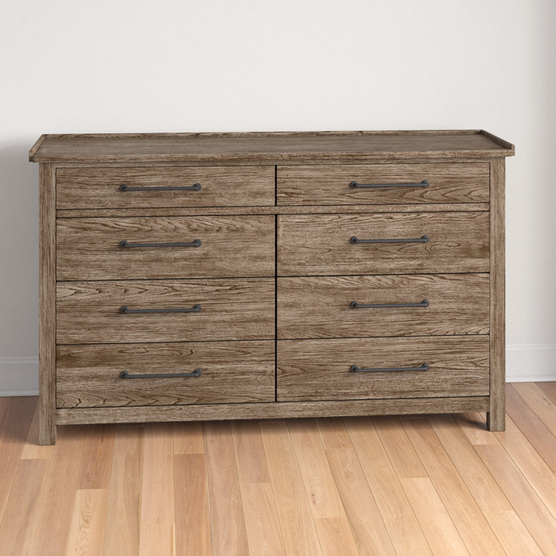 Three Posts™ Bartow 8 Drawer Double Dresser & Reviews Wayfair